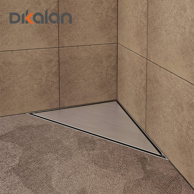Triangle Shower Floor Linear Drain
